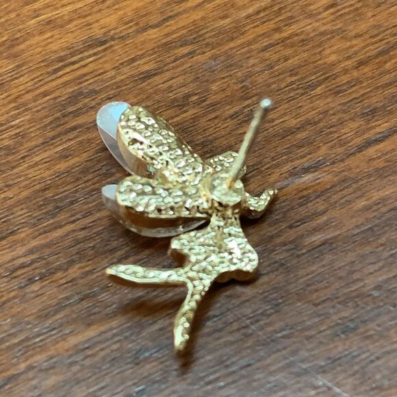 Fairy Tinkerbell Studs, Fairycore Angel Wings Tinker Bell Unisex Dainty Earrings - Picture 10 of 11